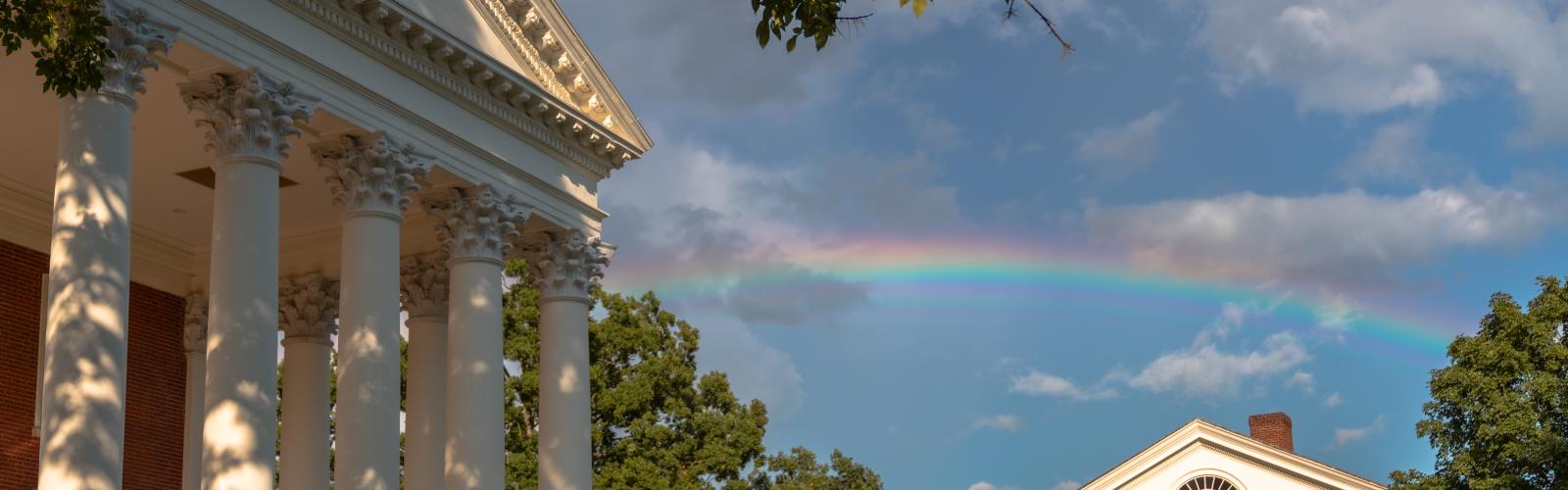 Rainbow on grounds