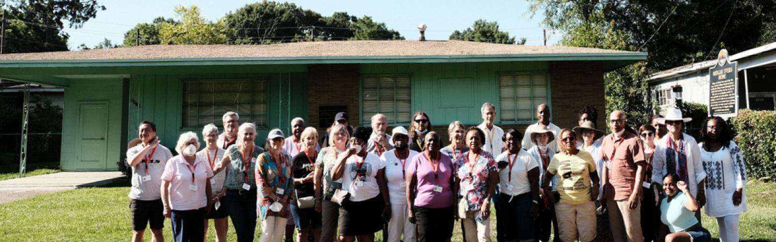 A group photo on the Civil Rights Tour