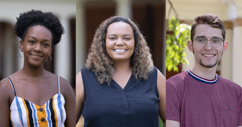banner image including 3 people's headshots