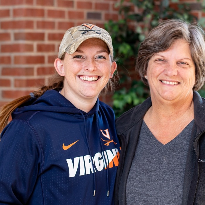 Ph.D. student Victoria Long (environmental sciences) and her mother, Terri Long.