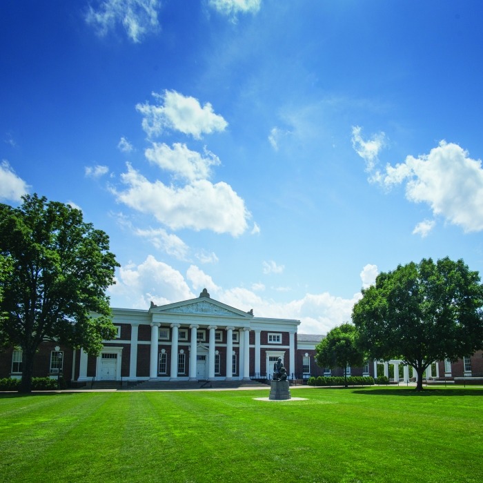 Old Cabell Lawn on Summer Day