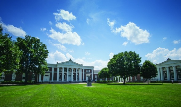 Old Cabell Lawn on Summer Day